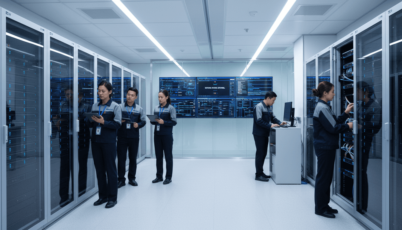 Secure data center with owned AI infrastructure