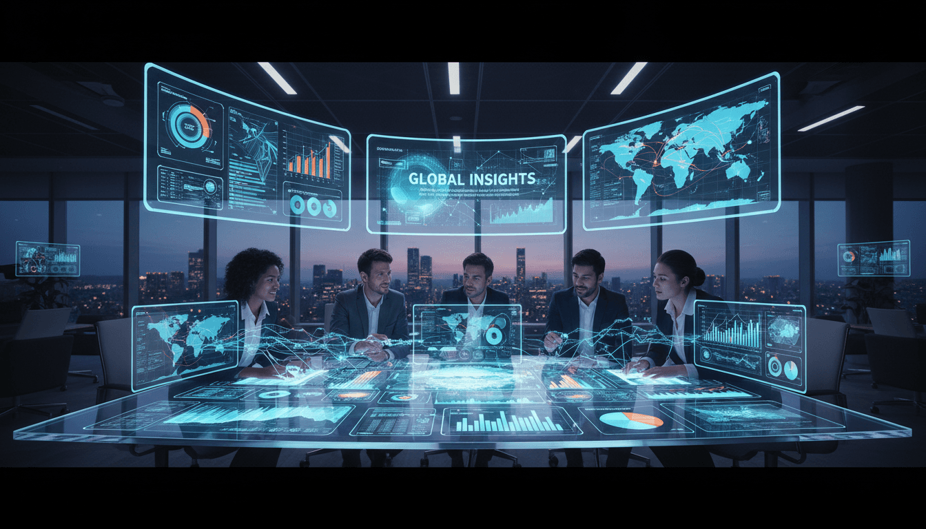 Team working with EPMAi AI infrastructure on digital workspace