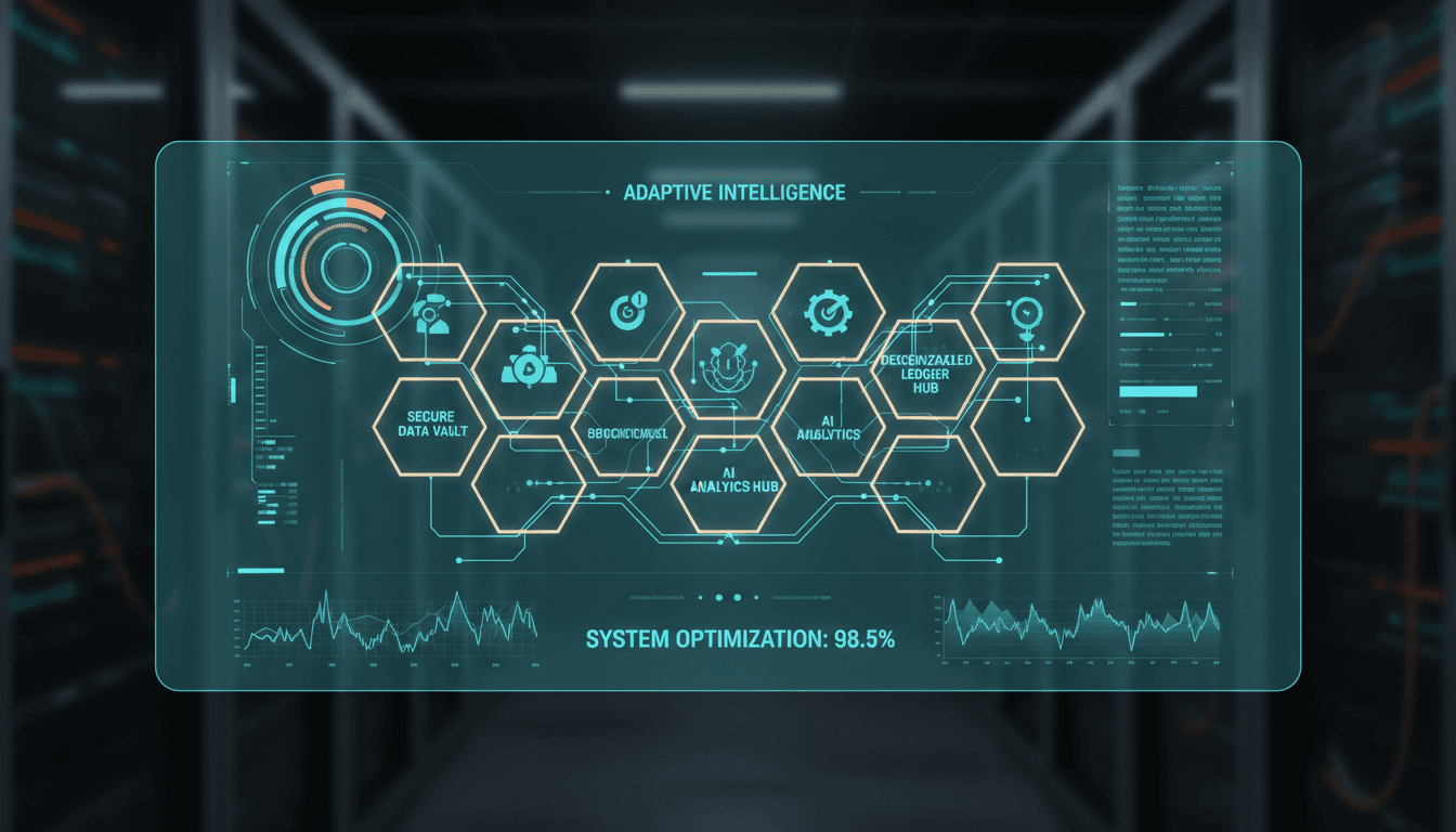Secure AI infrastructure and workflow automation system visualization