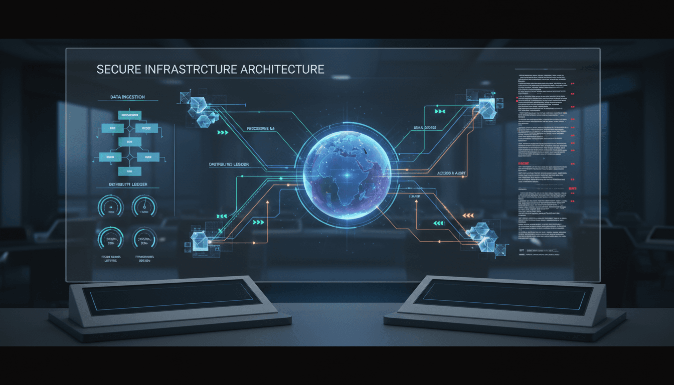 Sovereign AI infrastructure architecture visualization