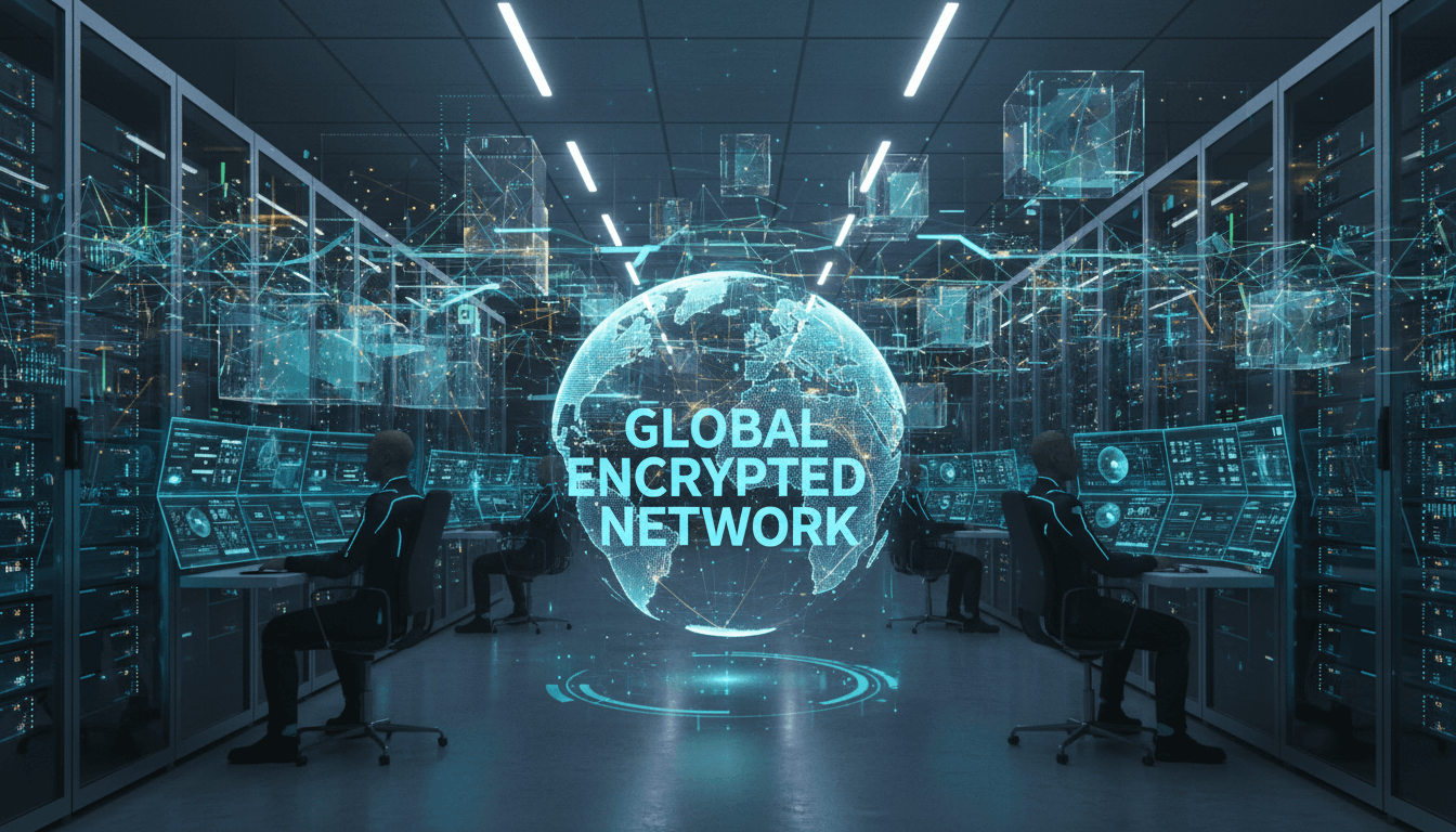 Secure server infrastructure with encryption protocols